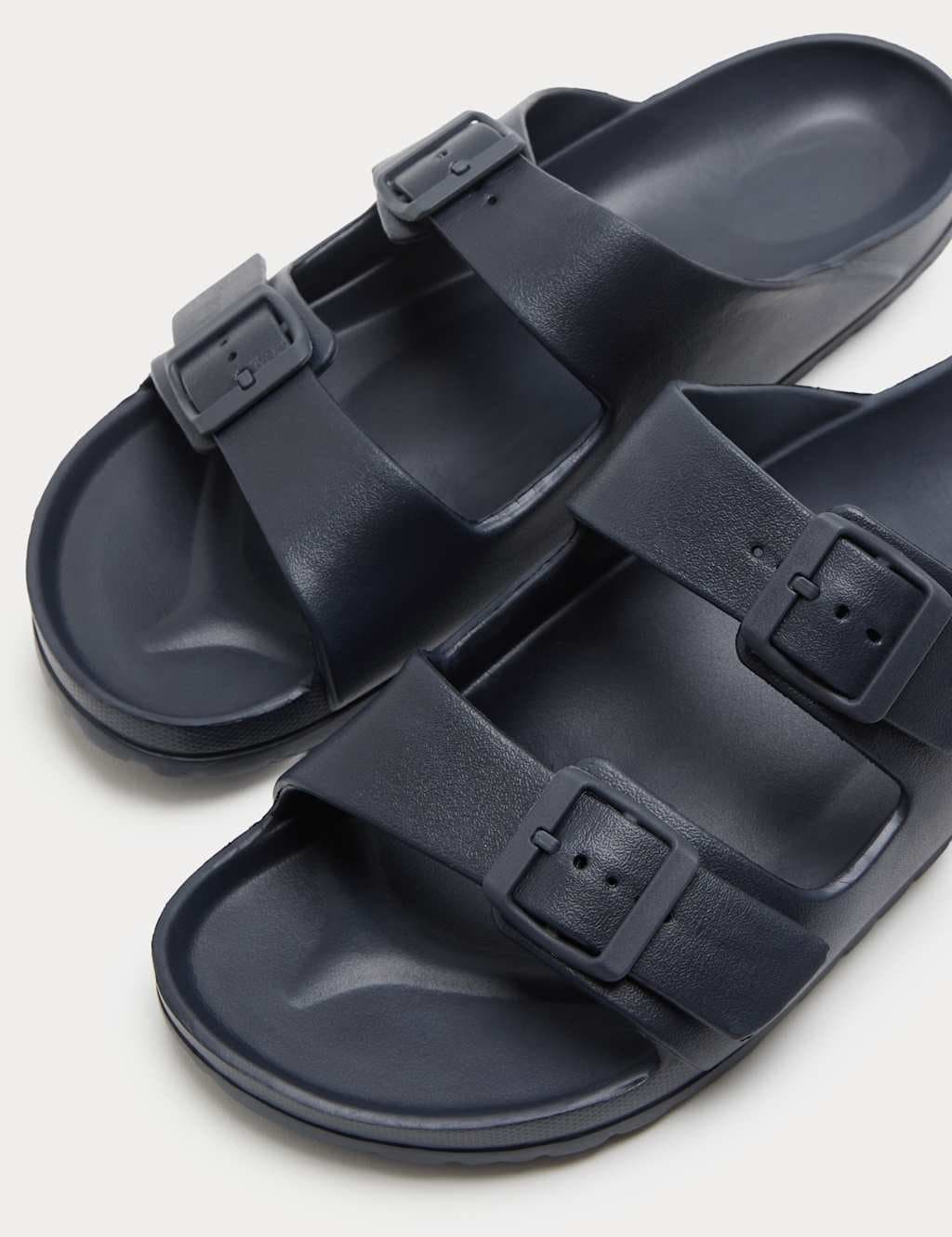 Marks & Spencer M&S Moulded Footbed Two Strap Slider Sandals Navy - 2