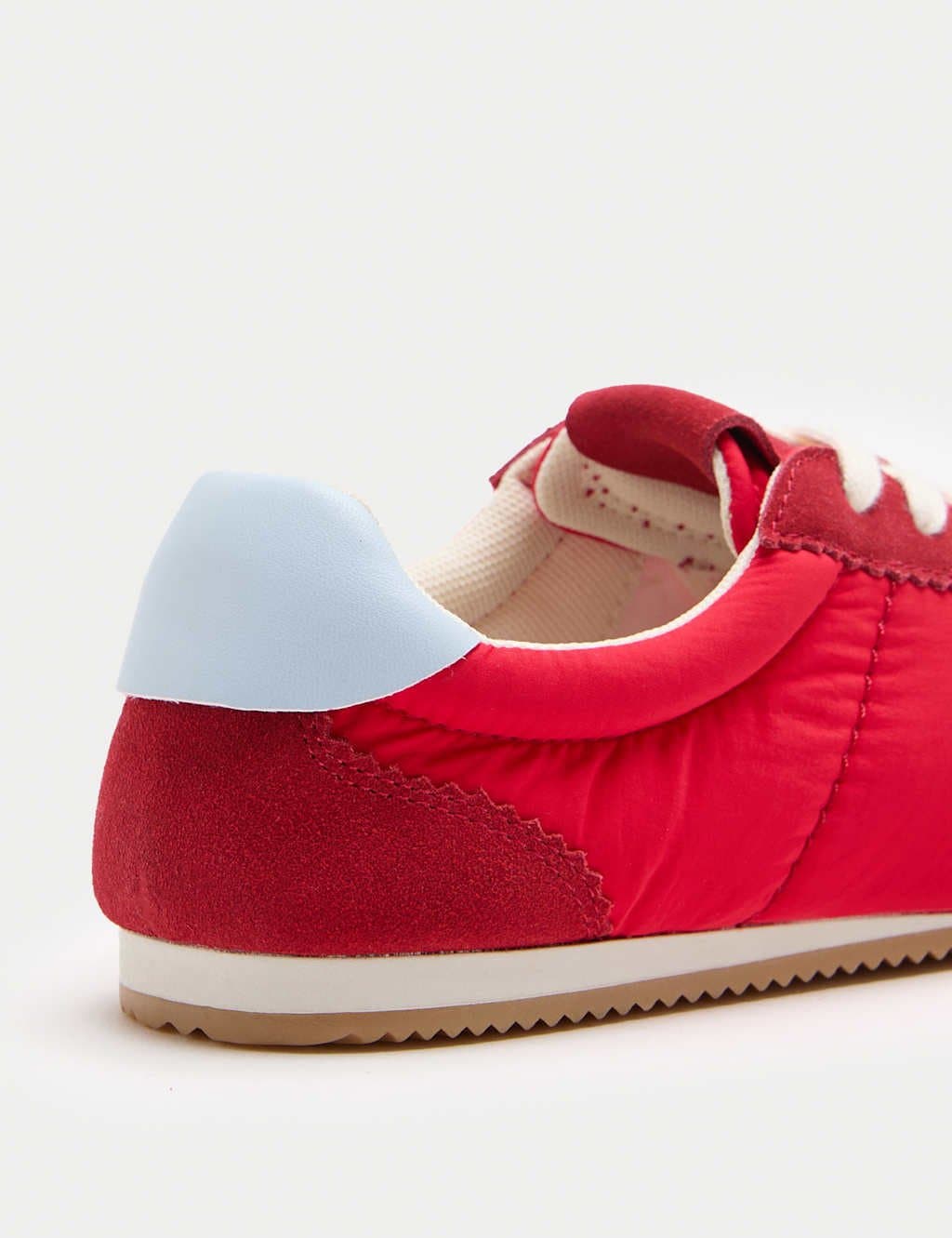 Marks & Spencer M&S Retro Runner Trainers Red - 2