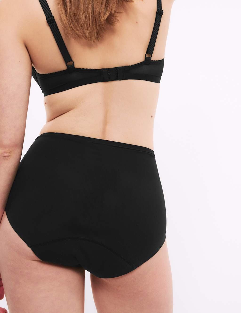 Marks & Spencer M&S 3pk No VPL Heavy Absorbency Period Full Briefs Black - 4