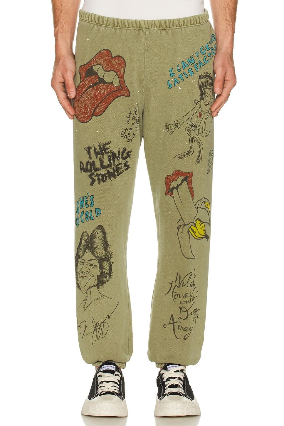 revolve Rolling Stones Sketch P.e. Sweatpants