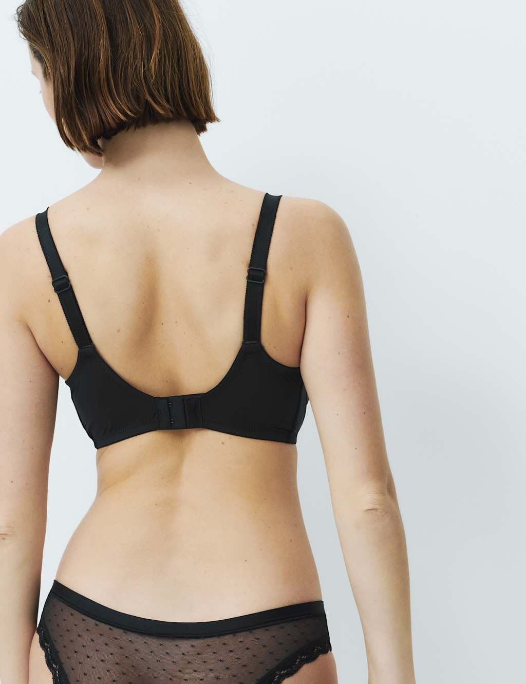 Marks & Spencer M&S Amelia Lace Wired Minimiser Bra (C-H) Black - 3