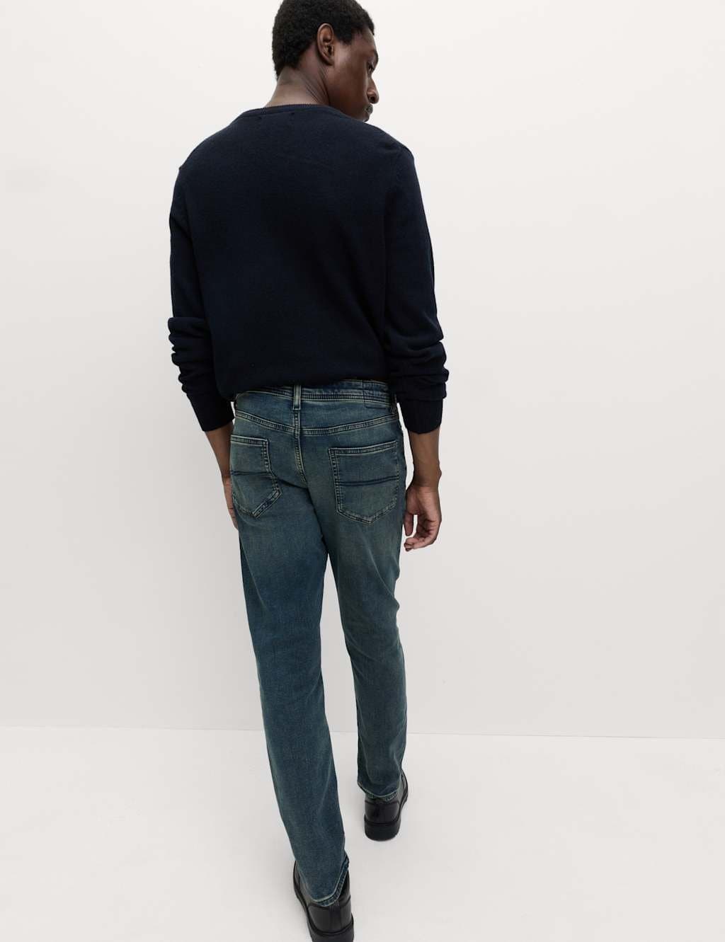 Marks & Spencer M&S Slim Fit Comfort Stretch Jeans Blue Tint - 4