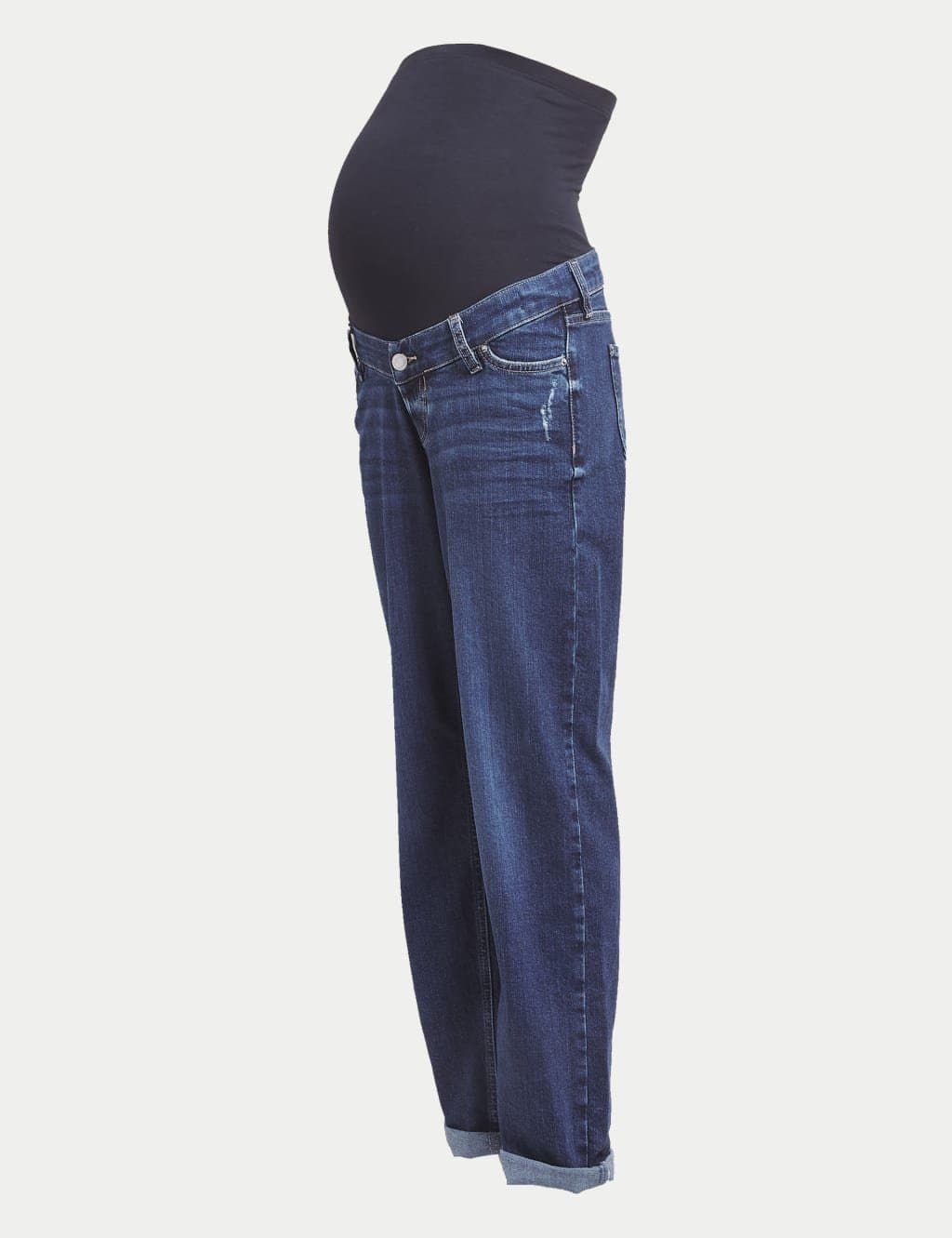 Marks & Spencer M&S Maternity Boyfriend Jeans Dark Indigo - 2
