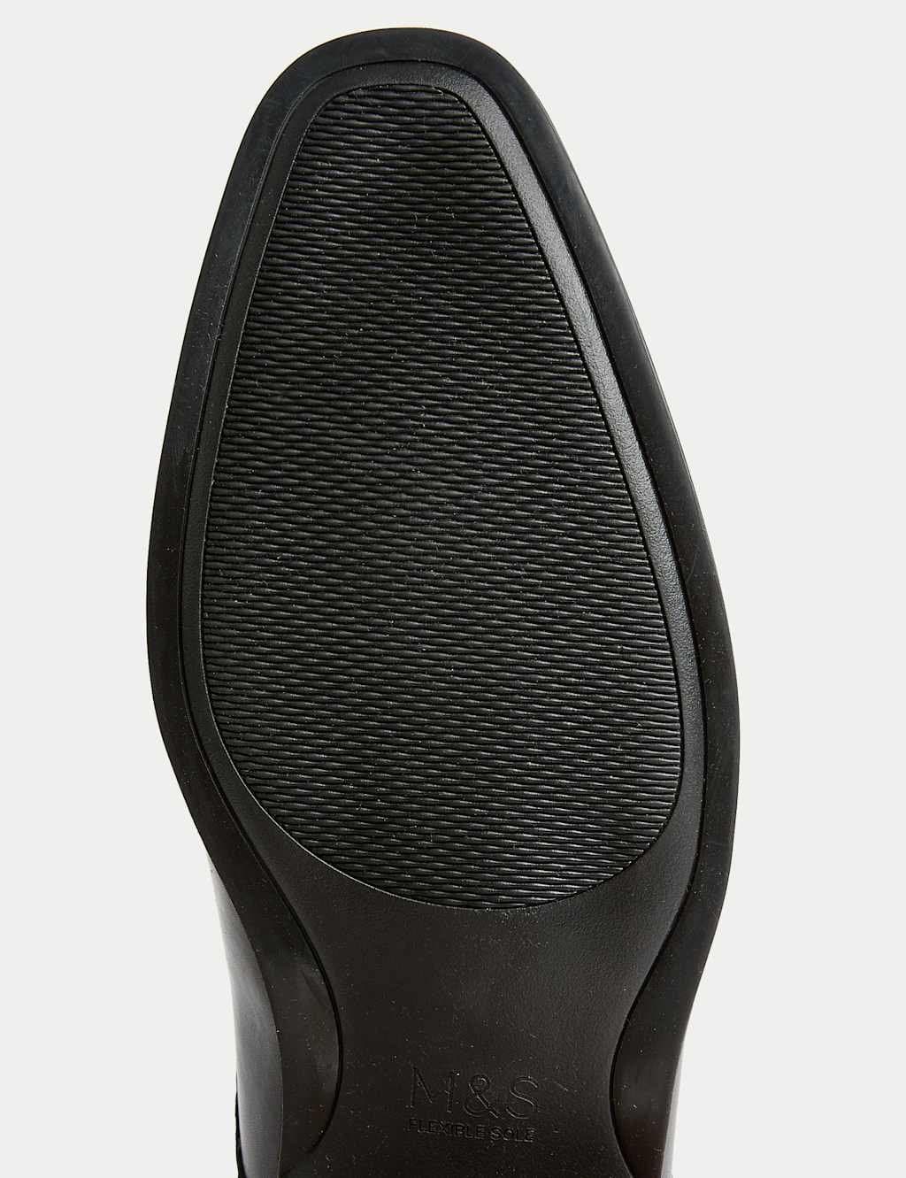 Marks & Spencer M&S Leather Derby Shoes Black - 3