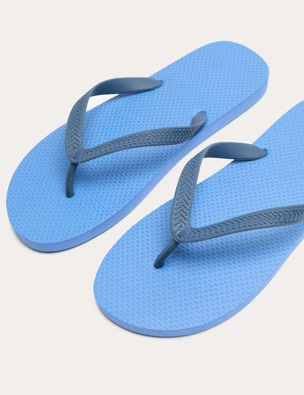 Marks & Spencer M&S Flip Flops Blue Mix - 2
