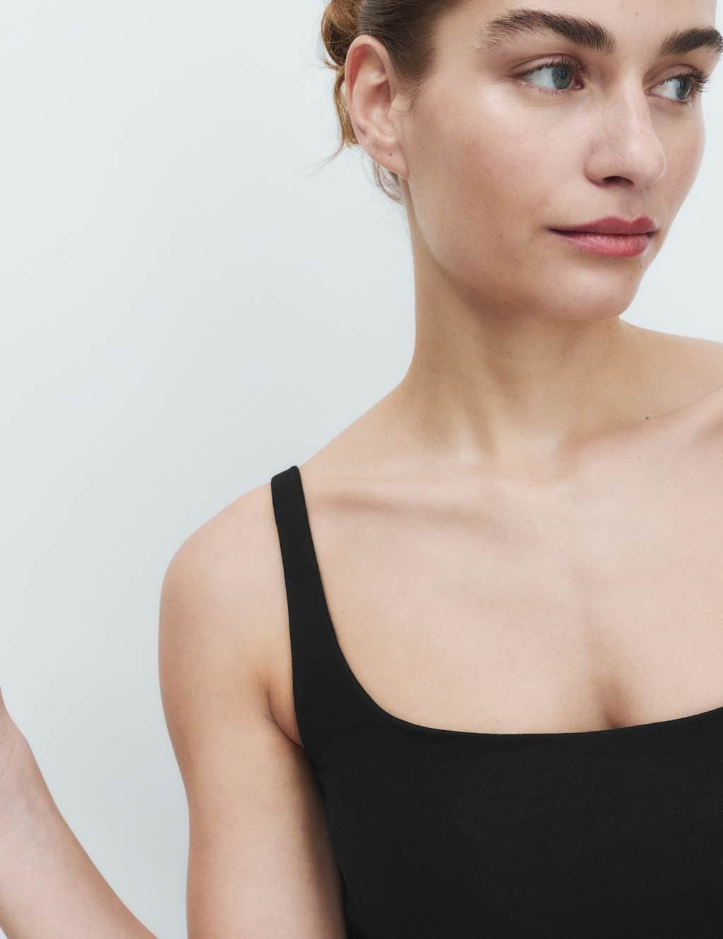 Marks & Spencer M&S Secret Support™ Scoop Neck Bra Vest Black - 2