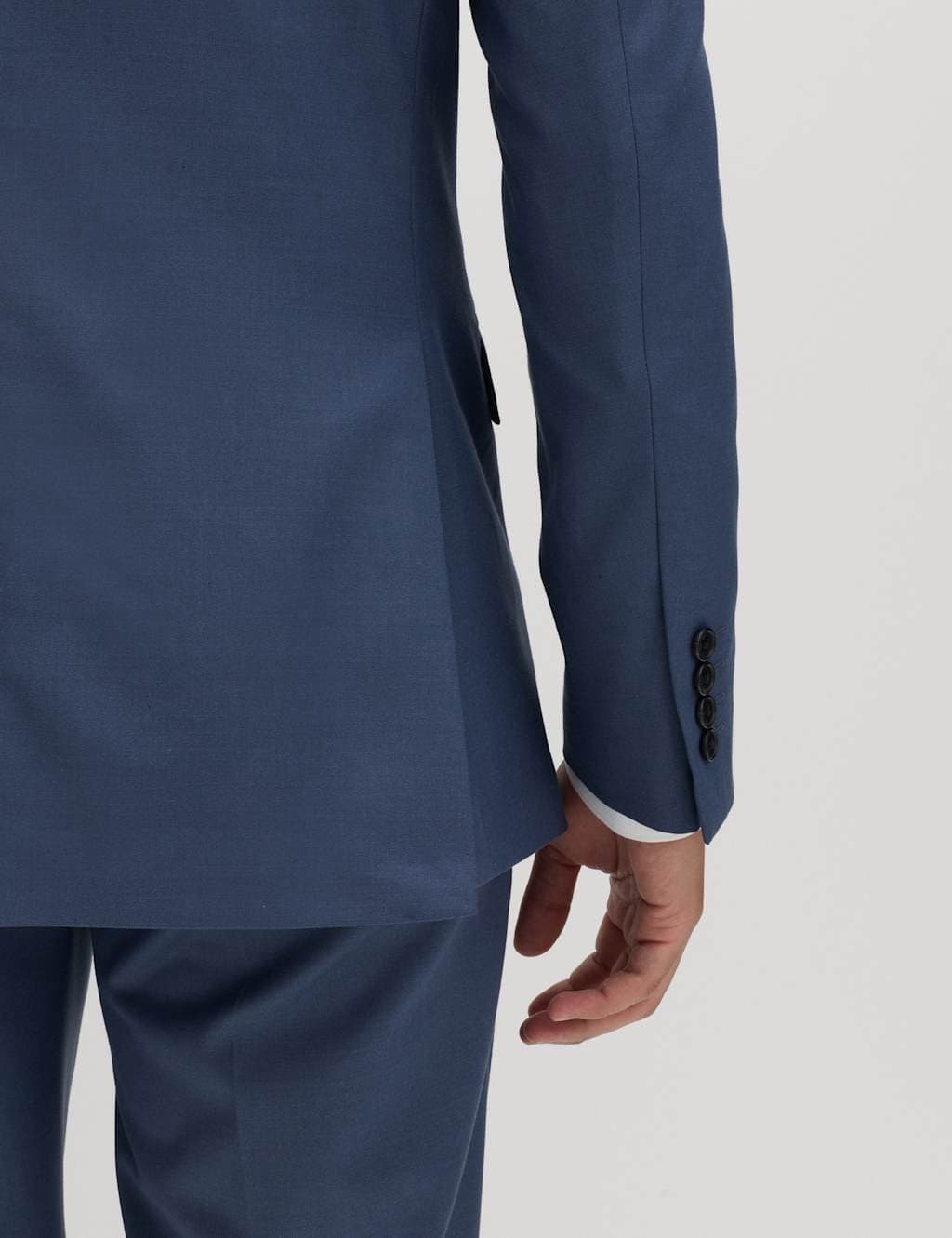 Marks & Spencer M&S Slim Fit Stretch Ultimate Suit Jacket Light Airforce - 2