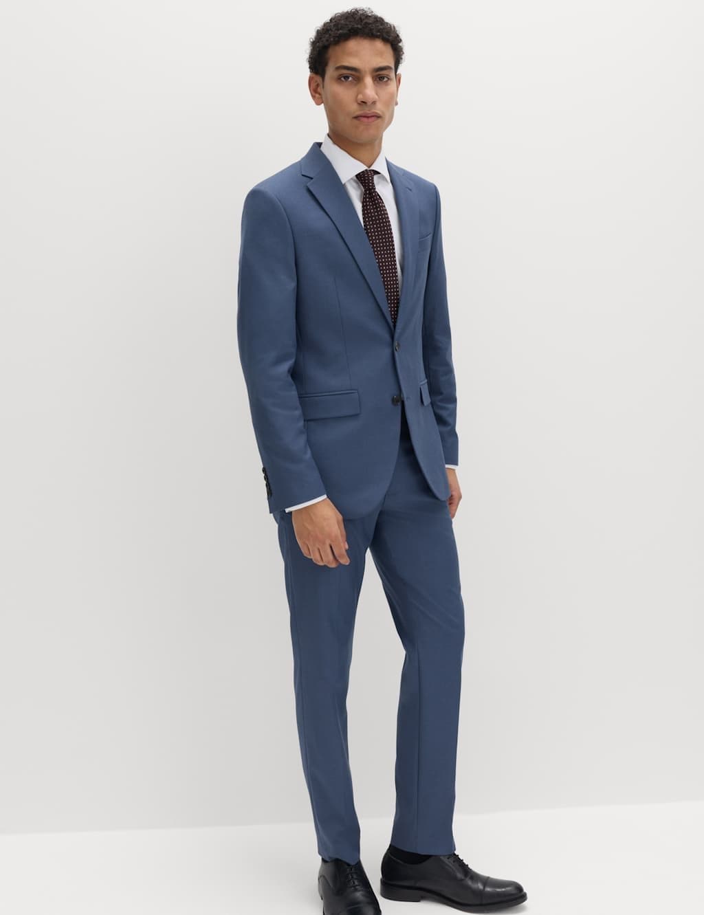 Marks & Spencer M&S Slim Fit Stretch Ultimate Suit Jacket Light Airforce - 3